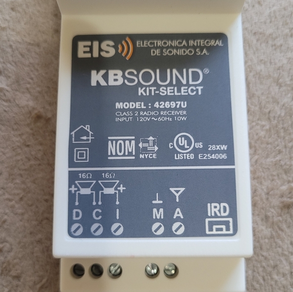 EIS KBSOUND KIT- SELECT 42697U Class 2 Radio Receiver (NO CONTROL NO SPEAKERS!!) - Picture 3 of 9